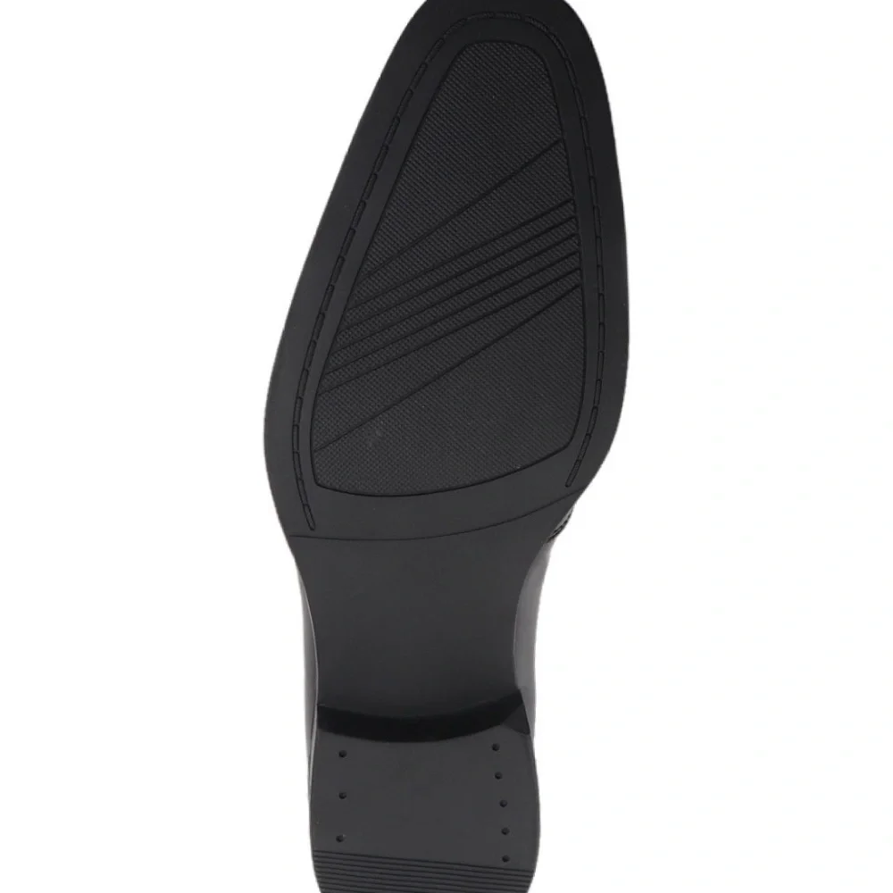 Alfani Black Faux Leather Penny Loafers Men - Picture 3 of 3
